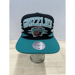 Vancouver Grizzlies Mitchell & Ness Snapback Hat Hardwood Classics Diamond Cut